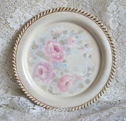 Romantic Chic Silver Plated Tray