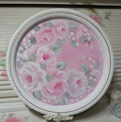Beautiful Hand Painted Serving, Vanity Tray